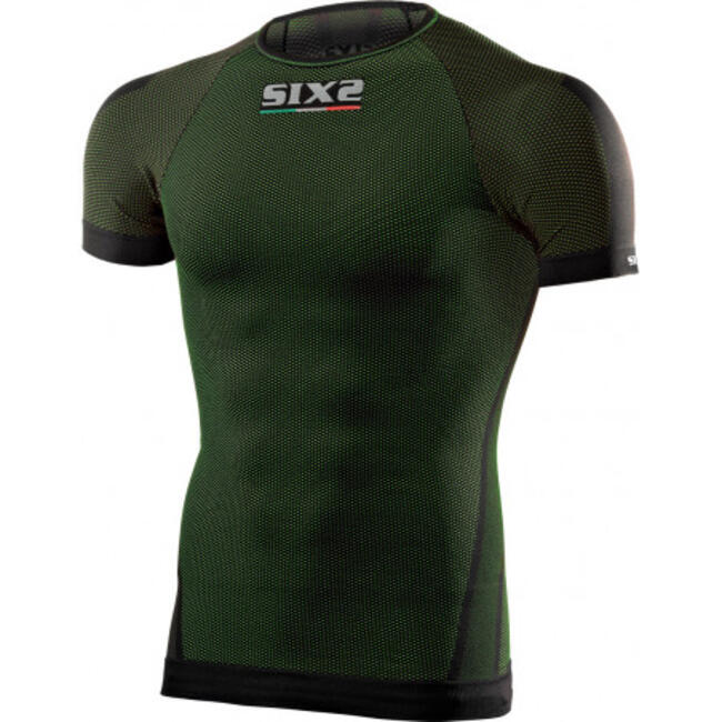 Maglia Termica Moto Green Six2 Unisex